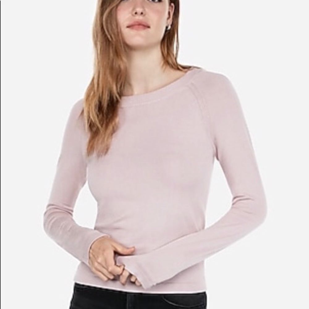 EXPRESS Jersey Bateau Neck Sweater Small